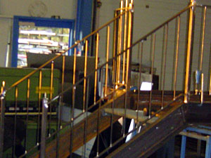 Treppe mit Podest